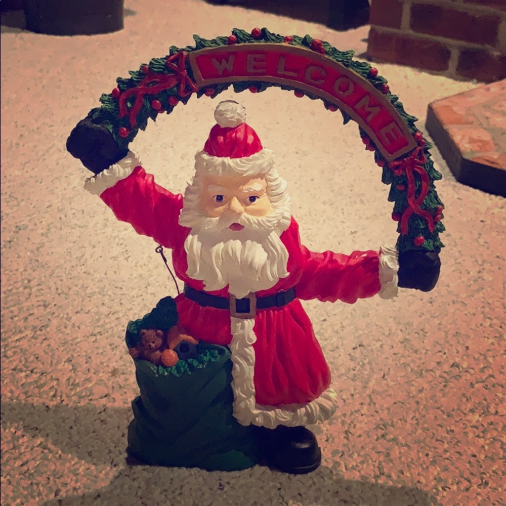 Vintage Herald Musical Articulated Santa